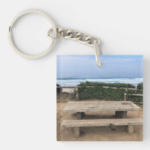 Roads End, Lincoln City, Oregon Key Ring