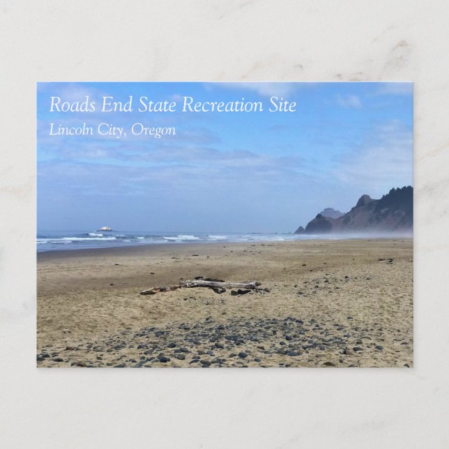 Roads End, Lincoln City, Oregon Postcard (Front)