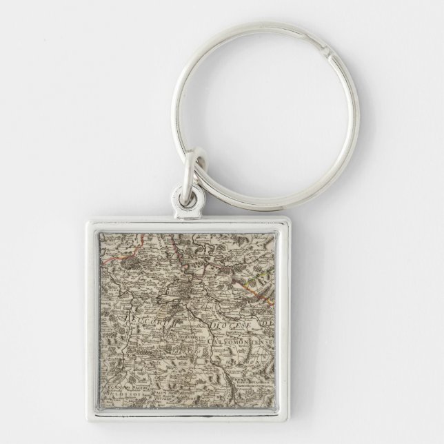 Roads of France Key Ring (Front)
