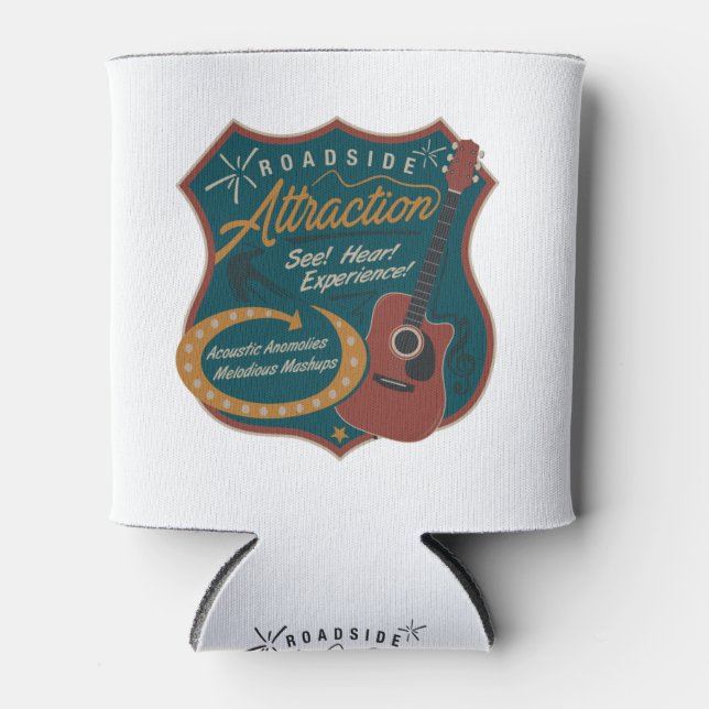 Roadside Attraction Can Cooler (Blue) (Front)