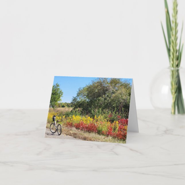 Roadside Indiana in the Fall Card (Front)