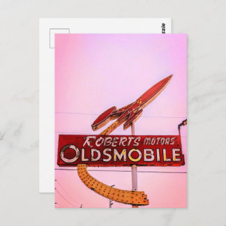 Roadside Neon Postcard