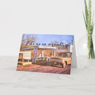 ROADSIDE REST AREA Greeting Card