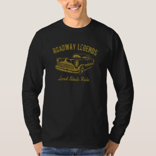 Roadway Legends Lead Sleds Rule Classic Car Retro  T-Shirt
