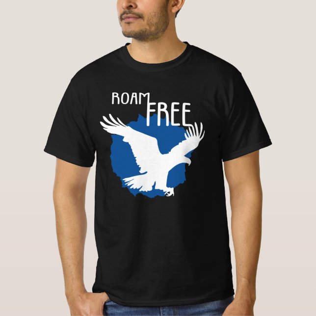 Roam Free | Flying Eagle T-Shirt (Front)