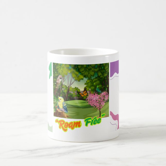 “Roam Free” Inspirational Mug – Adventure. (Center)