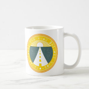 roam until the road becomes home coffee mug