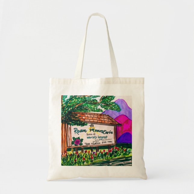 Roan Mountain Love Tote Bag (Front)