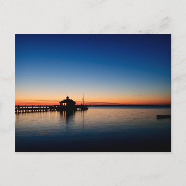 Roanoke Marshes Lighthouse Postcard (Front)