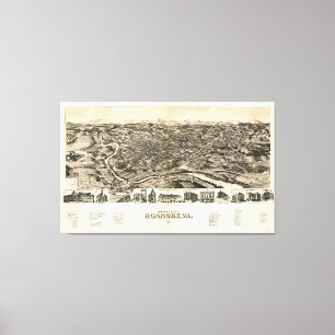 Roanoke, Virginia (1891) Canvas Print