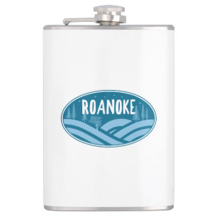 Roanoke Virginia Outdoors Hip Flask
