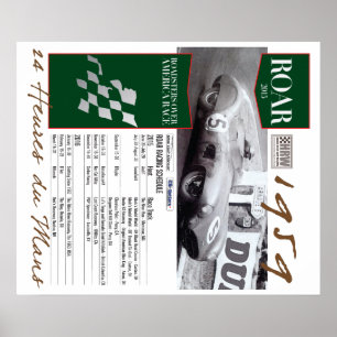 ROAR 2015 HRW Slot car racing poster
