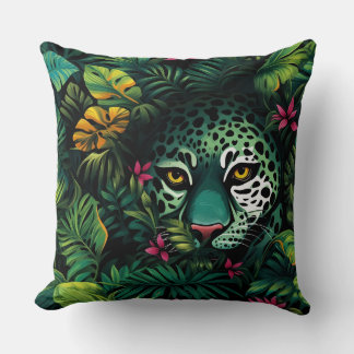 Roar & Explore Rainforest Botanical Cushion