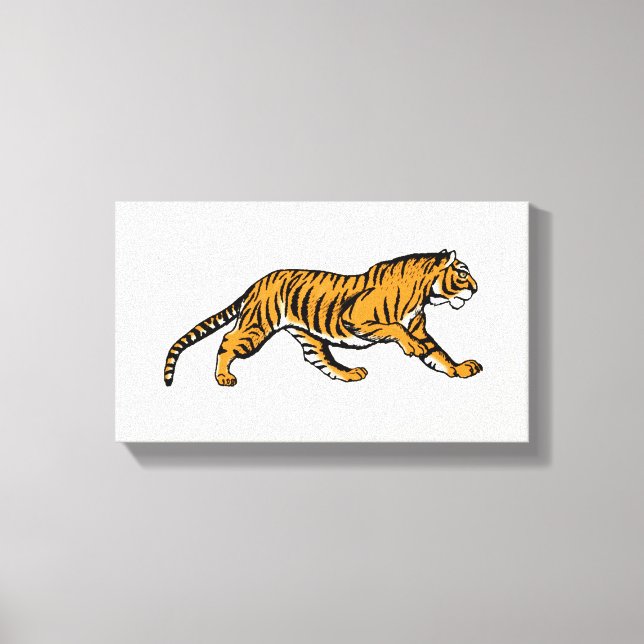 Roar! I'm a Tiger! - accent canvas art (Front)
