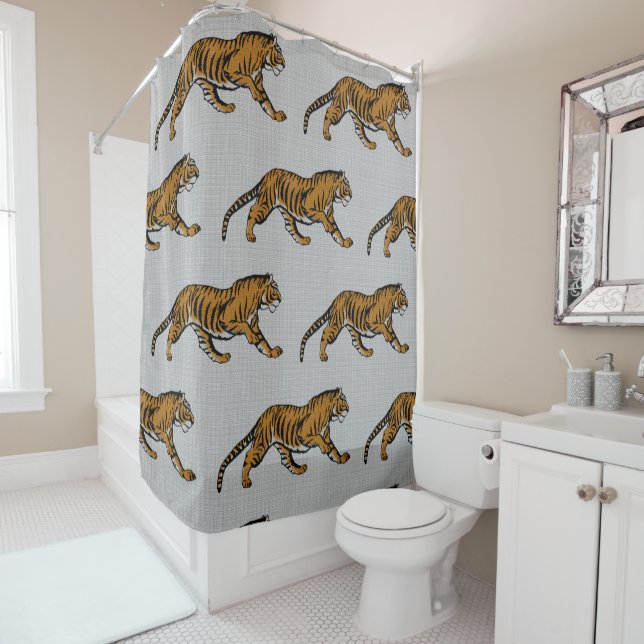 Roar! I'm a Tiger! -  Shower Curtain (In Situ)