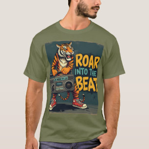Roar into Beats – Wild Music-Inspired T-Shirt