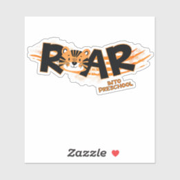 Roar Into Preschool Tiger