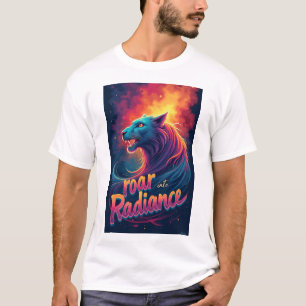  "Roar into Radiance" Tiger Graphic  T-Shirt