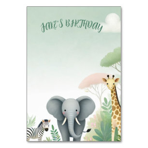 Roar into the Fun With This Table Card 