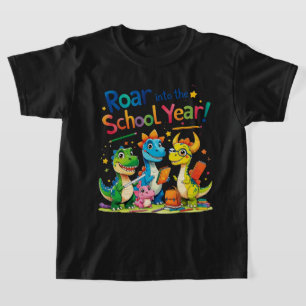 Roar into the School Year – Cute Dinosaur Back to  T-Shirt