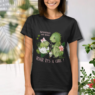 Roar It's a Girl! Baby Shower Mum's T-Shirt
