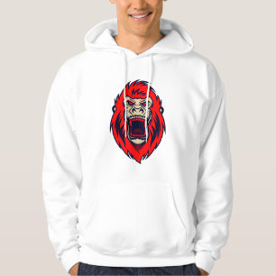 “Roar Mode – Fierce Gorilla T-Shirt Hoodie
