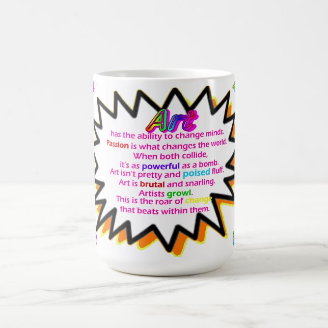 Roar Of Change Coffee Mug (Center)