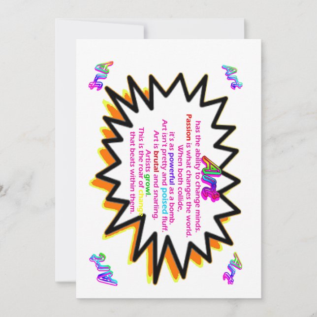 Roar Of Change Holiday Card (Front)
