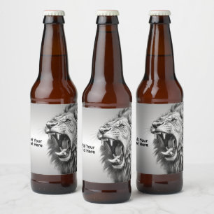 Roar of the Lion Beer Bottle Label