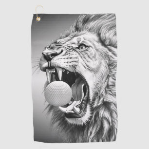 Roar of the Lion Hold Golf Ball Towel