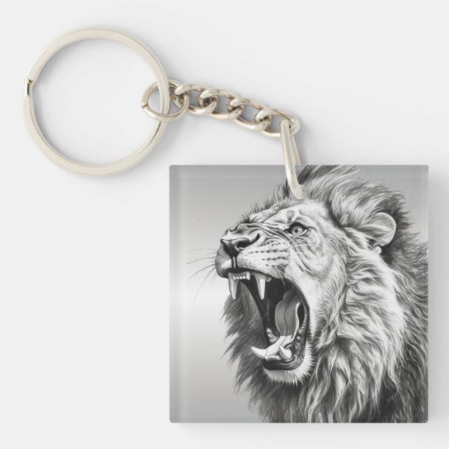 Roar of the Lion  Key Ring (Front)