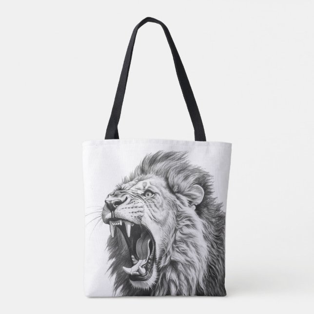 Roar of the Lion  Tote Bag (Back)