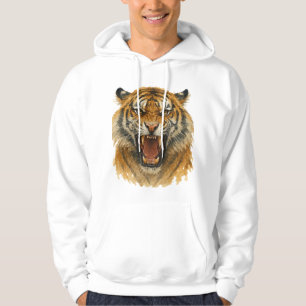 Roar of the Wild: Strength in Every Stripe Hoodie