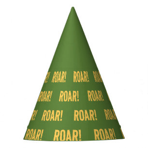 Roar Party Animals Birthday Hat