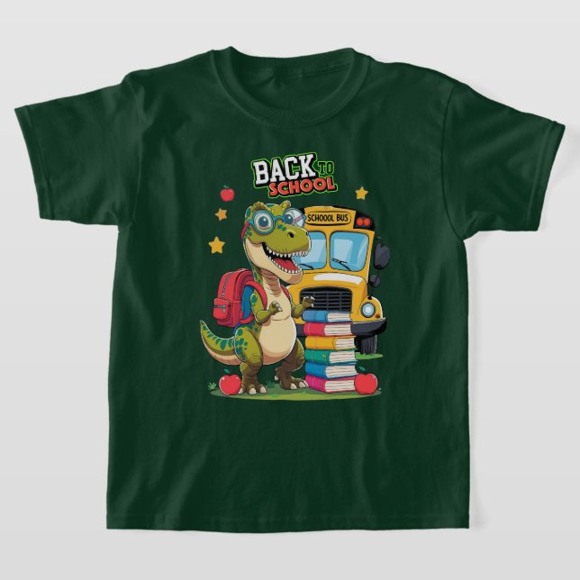 Roar-Ready for School – Dino Edition T-Shirt (Laydown)