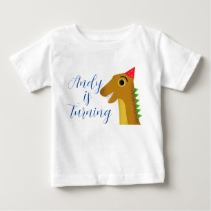 Roar-some Fun: Celebrating 1 year with T-Rex Baby T-Shirt