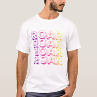 ROAR Vibrant Gradient Typography Modern Unisex