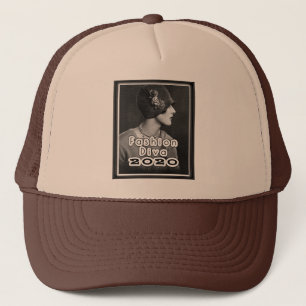 Roaring 1920s Fashion Diva  Trucker Hat