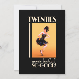 Roaring 20s Birthday Party Invitation