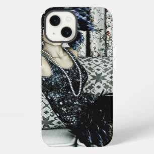 Roaring 20s Flapper Fashion Art Illustration iPhone 13 Case