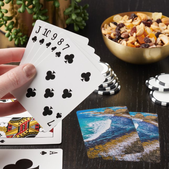 Roaring Bay At Nugget Point Playing Cards (In Situ)