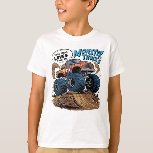 Roaring Beast Rampaging Through Earth T-Shirt (Front)