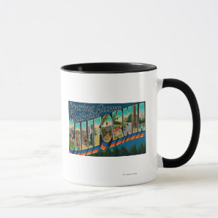 Roaring Camp Railroad, CA - Large Letter Scenes Mug