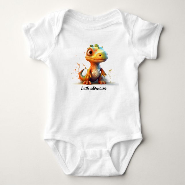 Roaring Cute Baby Bodysuit (Front)