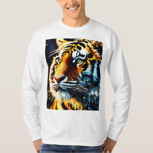 "Roaring Flame – Majestic Lion T-Shirt" T-Shirt