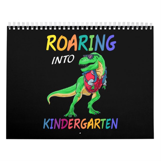 ROARING INTO KINDERGATEN CALENDAR (Cover)