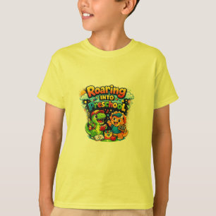 Roaring Into Preschool Dino Shirt