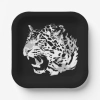 Roaring Jaguar Pop Art