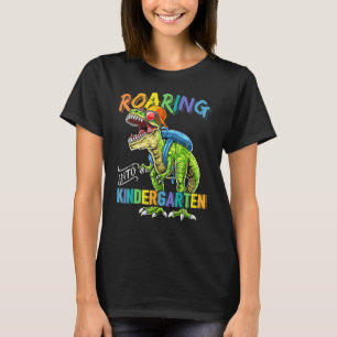 Roaring Kindergarten Dinosaur Rex Back To School B T-Shirt