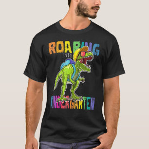 Roaring Kindergarten Dinosaur Rex Back To School B T-Shirt